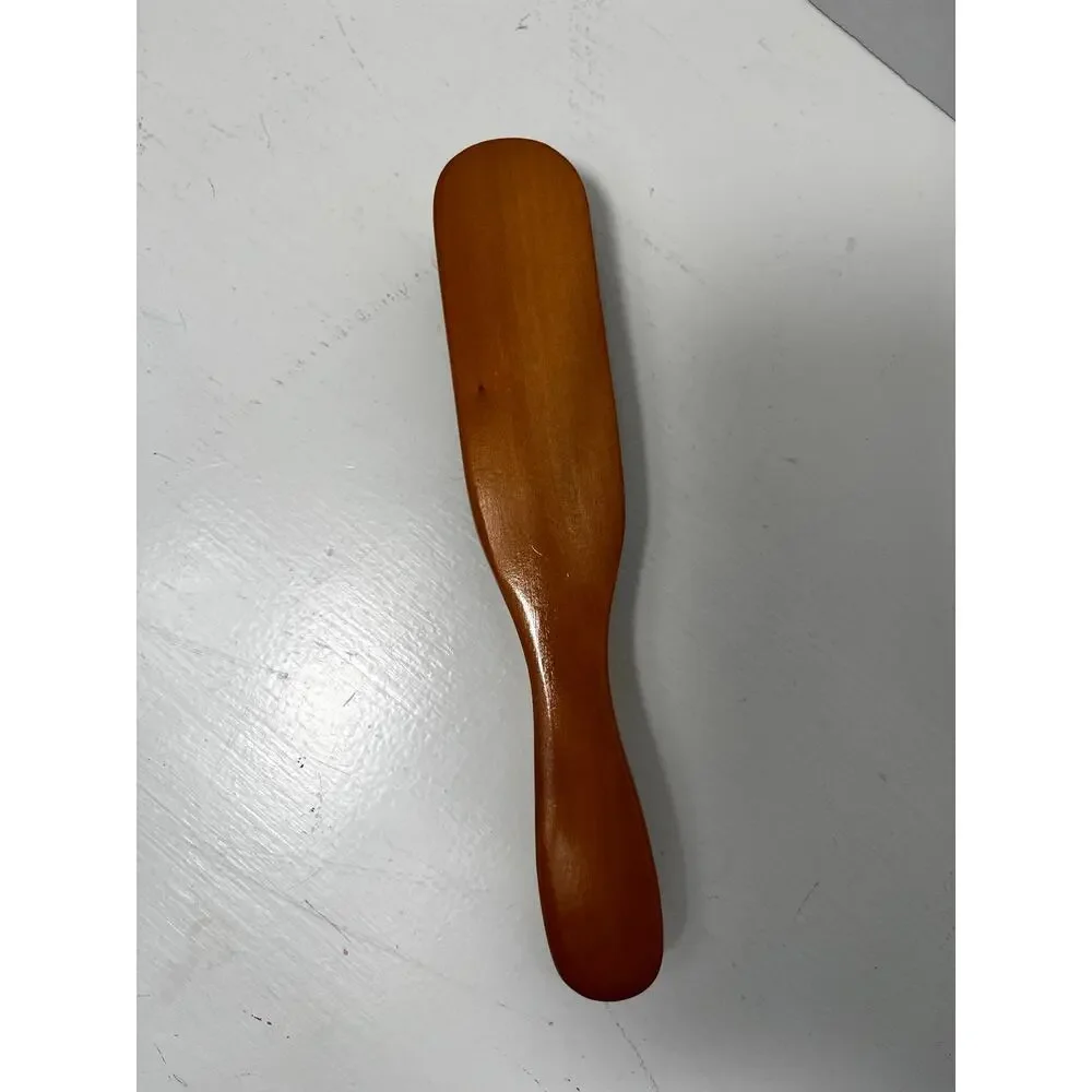 evolve boar styling brush natural wooden handle great condition